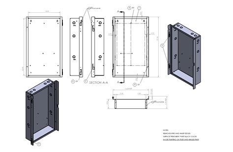 sheet metal drawings|sheet metal drawing examples.